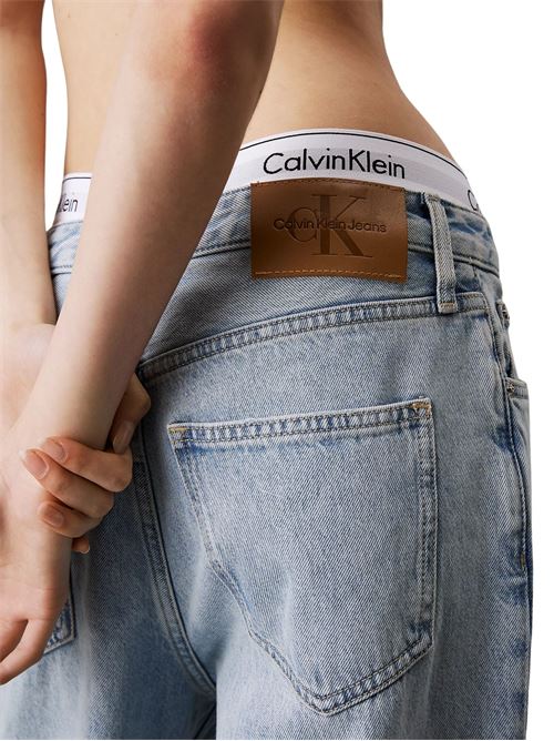 Jeans azzurro chiaro in denim Calvin Klein Jeans | J20J2245501AA